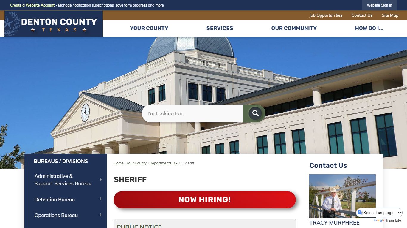 Sheriff | Denton County, TX